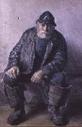 Michael Ancher Skagen Fisherman painting